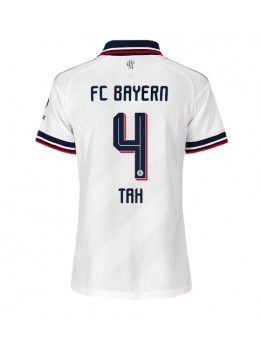 Bayern Munich Jonathan Tah #4 Replika Borta Kläder Dam 2026-27 Kortärmad Bayern Munich Jonathan Tah #4 Replika Borta Kläder Dam 2026-27 Kortärmad